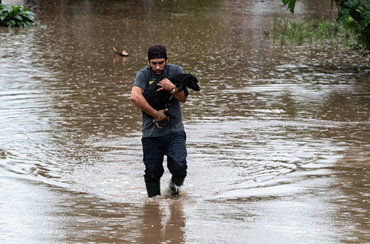 Overstromingen in Rio Grande do Sul, Brazilië. © Pelotas City Hall